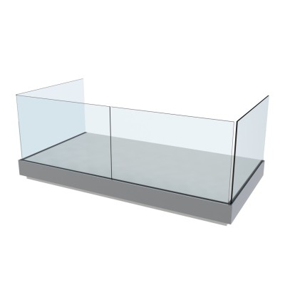 Achetez Votre Garde-Corps Verre - pose latéral déporté – SV1404 - Qualité Pro & Prix Direct
